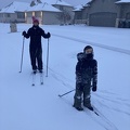 XC Skiing with the kids in the neighborhood3